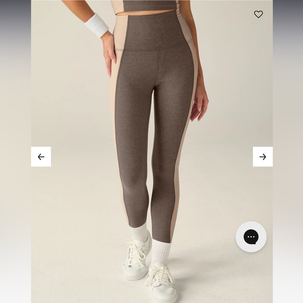 Beyond yoga space dye color block leggings